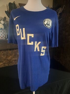 Nike Blue BUCKS Graphic T‑Shirt